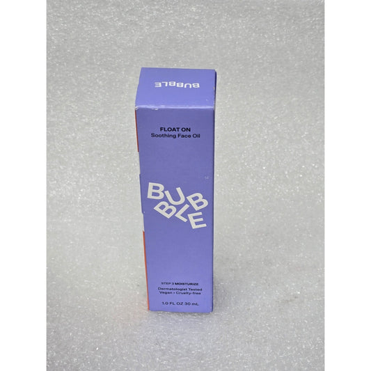 Bubble Float On Soothing Face Oil 1 Oz Vegan & Cruelty-Free Dermatologist Tested