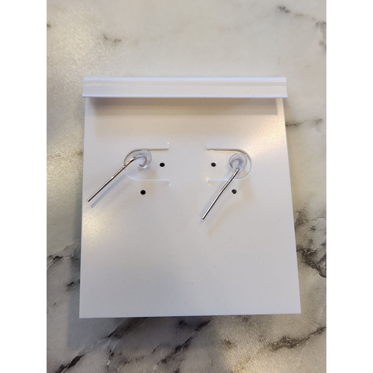 Sterling Silver Heart Earrings With Crystalized Swarovski Elements