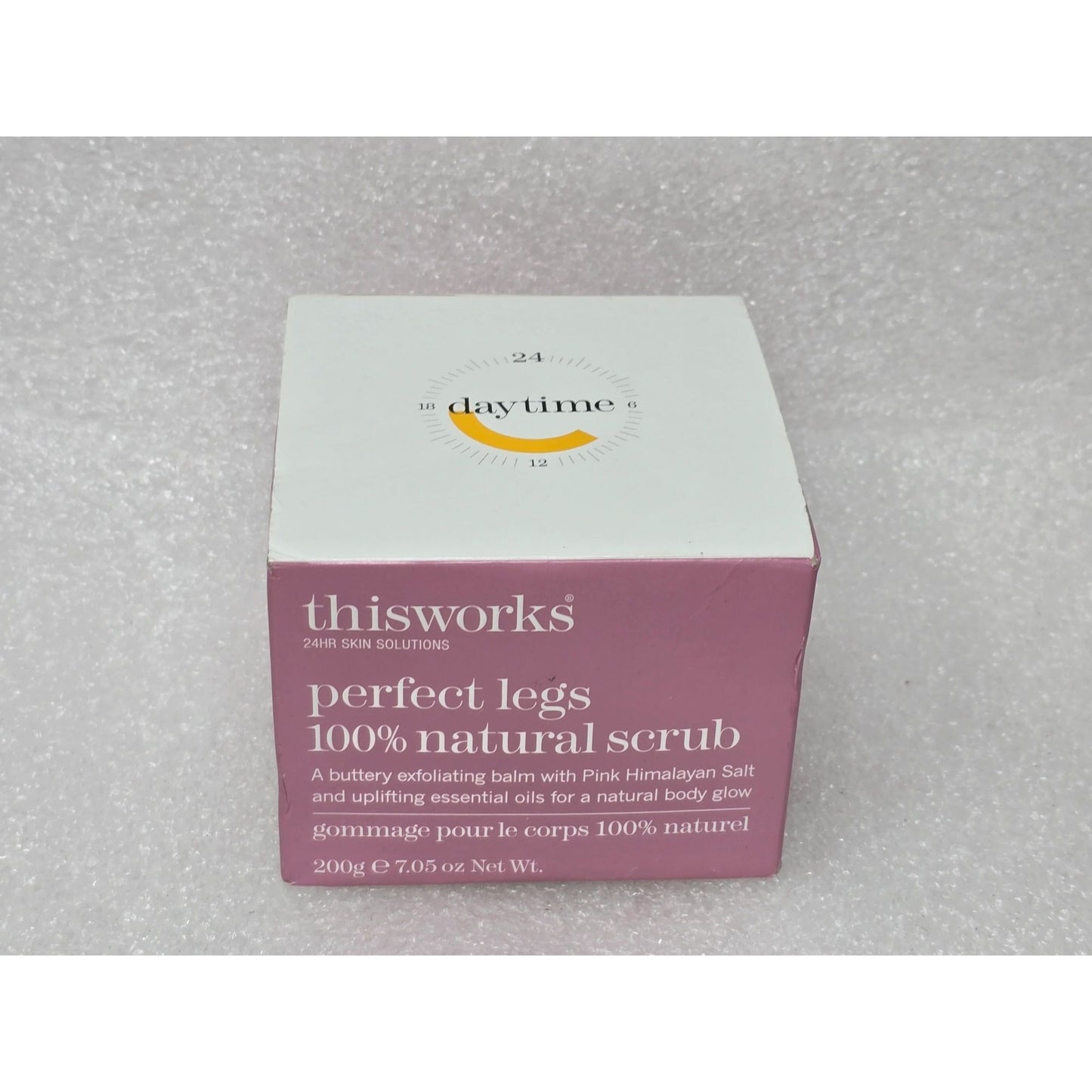 This Works Perfect Legs 100% Natural Scrub Pink Himalayan Salt & Essential Oils