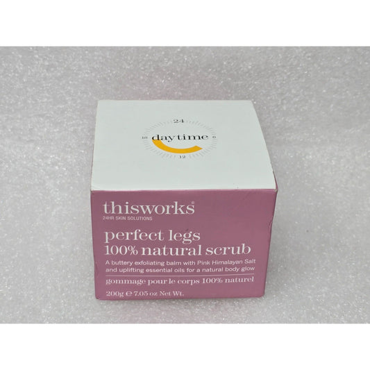 This Works Perfect Legs 100% Natural Scrub Pink Himalayan Salt & Essential Oils