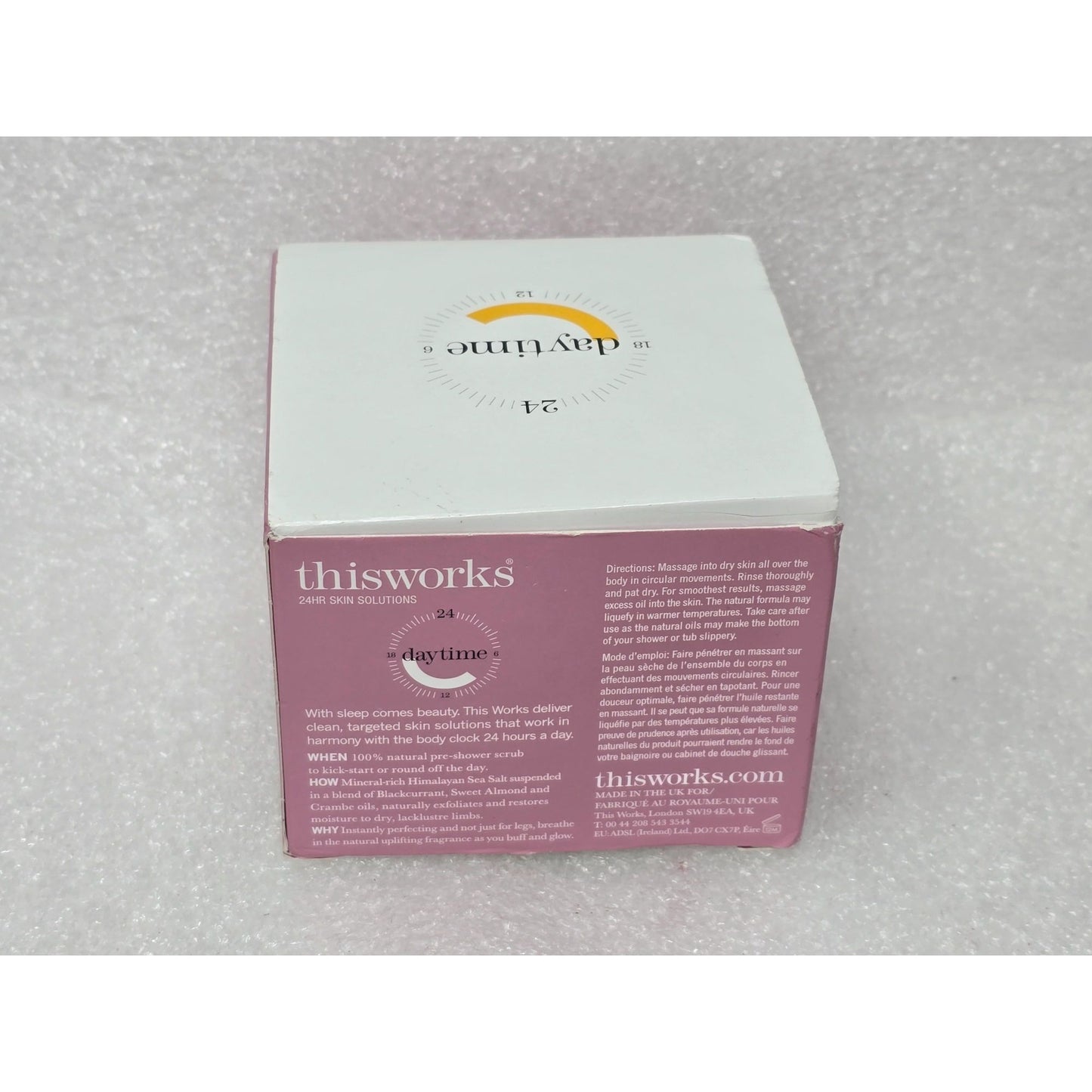 This Works Perfect Legs 100% Natural Scrub Pink Himalayan Salt & Essential Oils