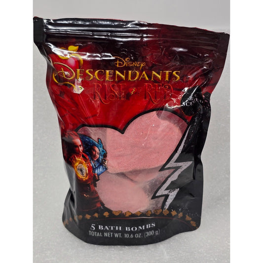 Disney Descendants Rise Of Red 5 Bath Bombs Scented Relaxation Spa Gift Set