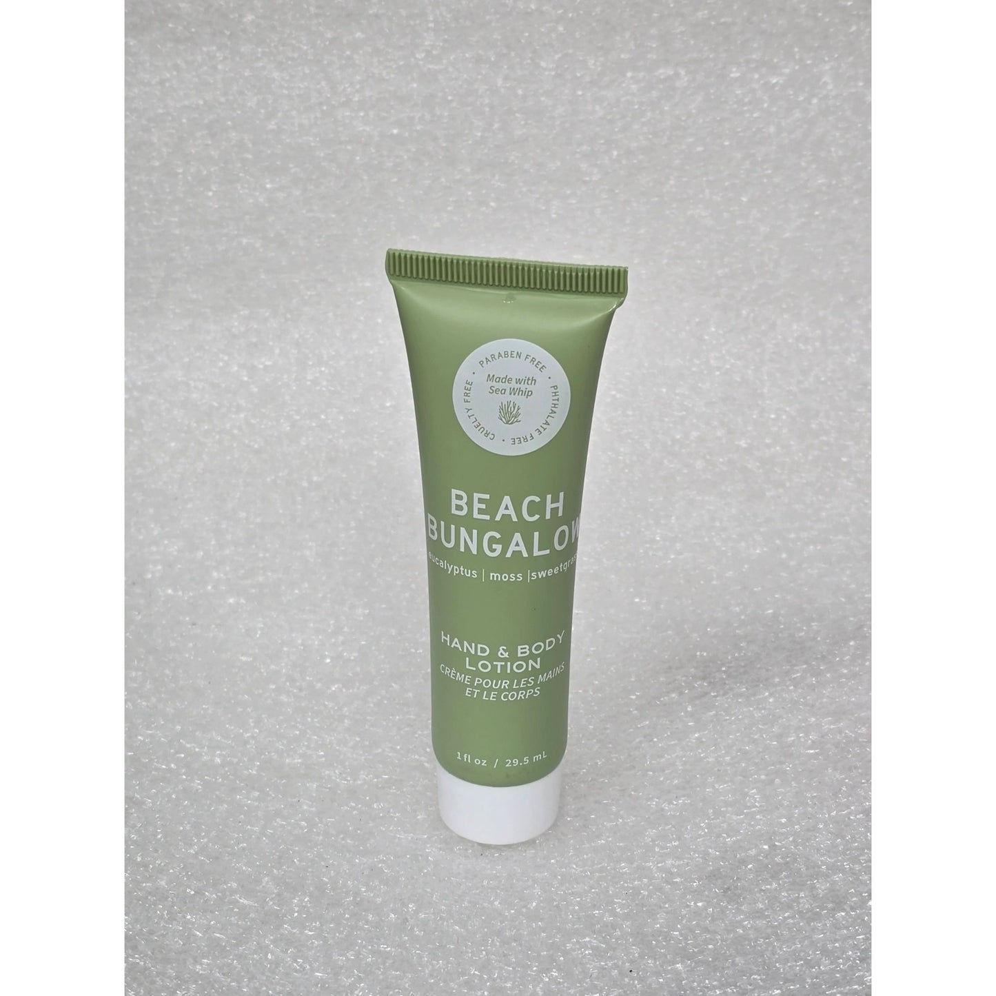Beach Bungalow Hand & Body Lotion 1 Oz Eucalyptus Moss Sweetgrass Travel Size