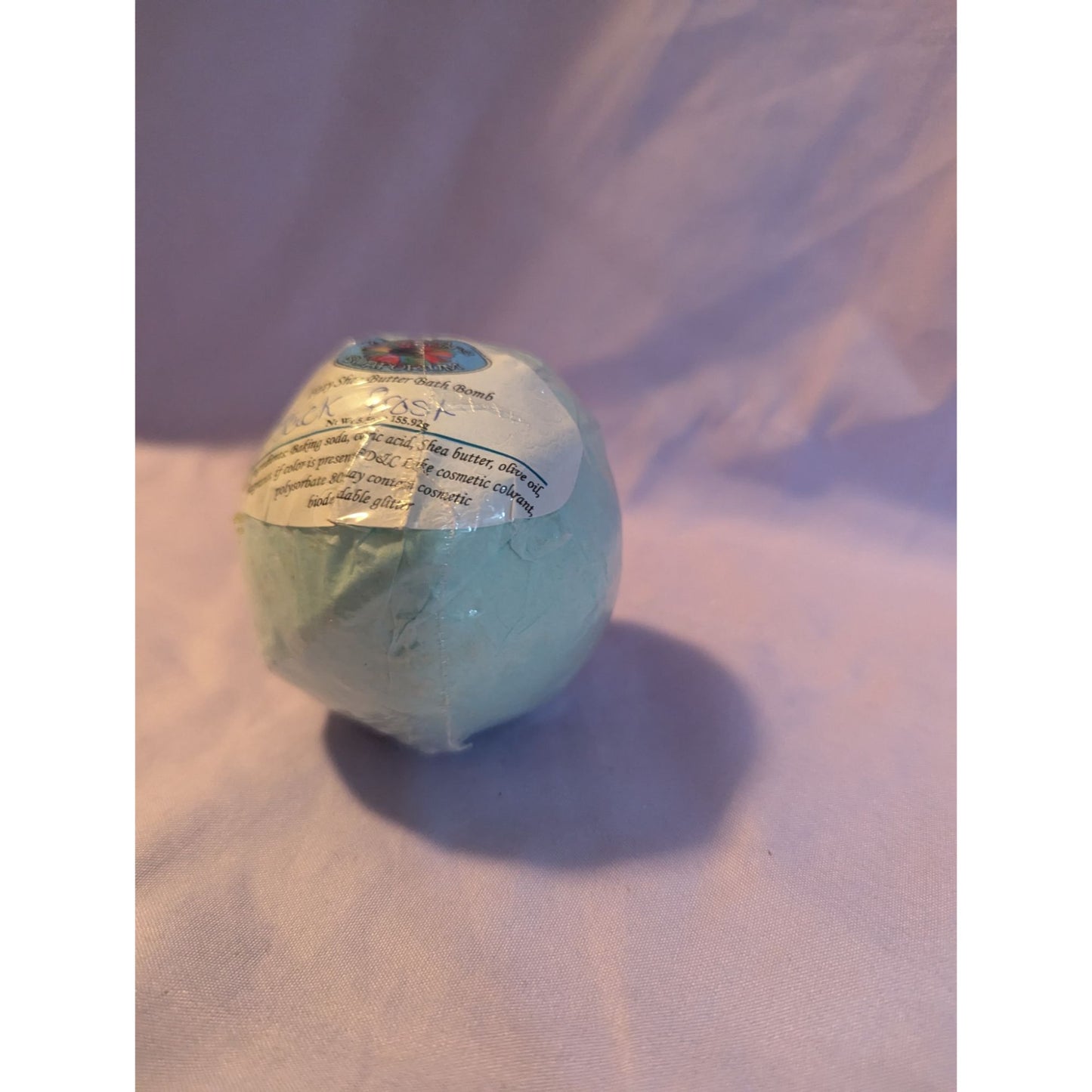 Mama Pearson's Soaporium Jack Frost Fizzy Shea Butter Bath Bomb 5.5 Oz