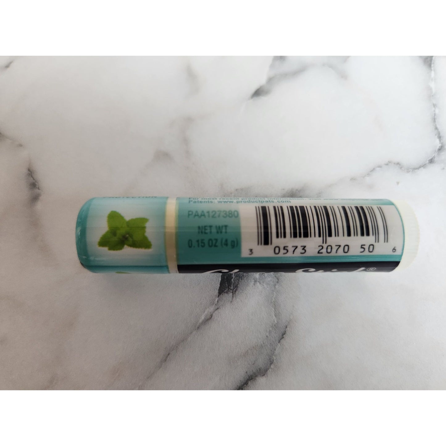 ChapStick Green Tea Mint Lip Balm 0.15 oz 100% Natural Lip Butter