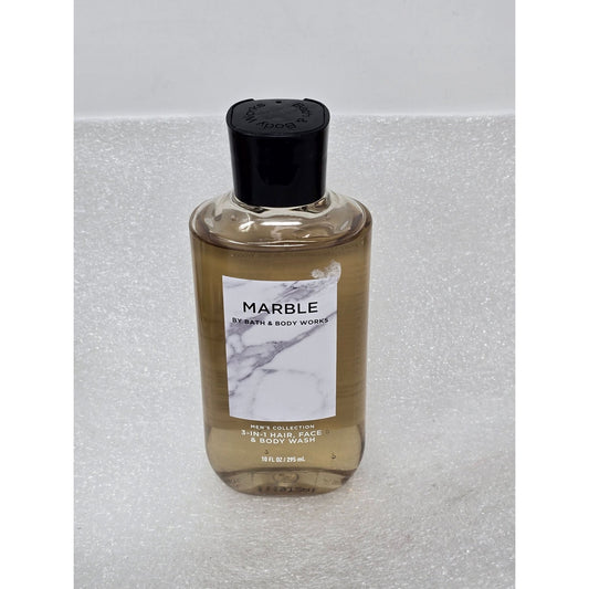 Marble By Bath & Body Works Mens 3-In-1 Hair Face & Body Wash 10 Fl Oz