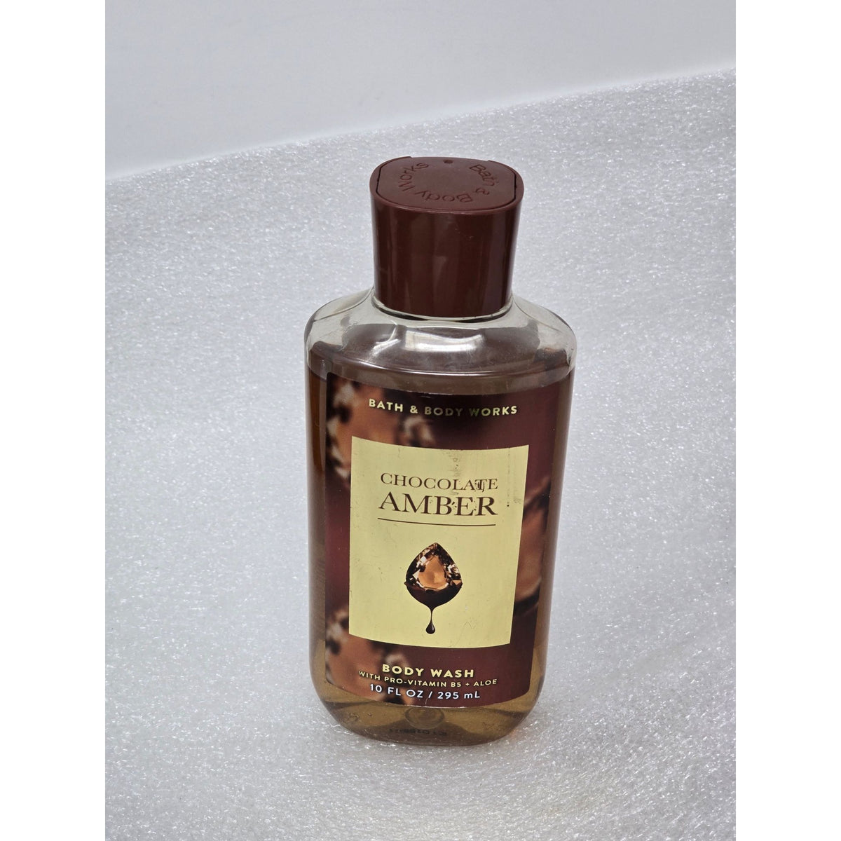 Bath & Body Works Chocolate Amber Body Wash 10 Fl Oz Nourishing Pro-Vitamin B5