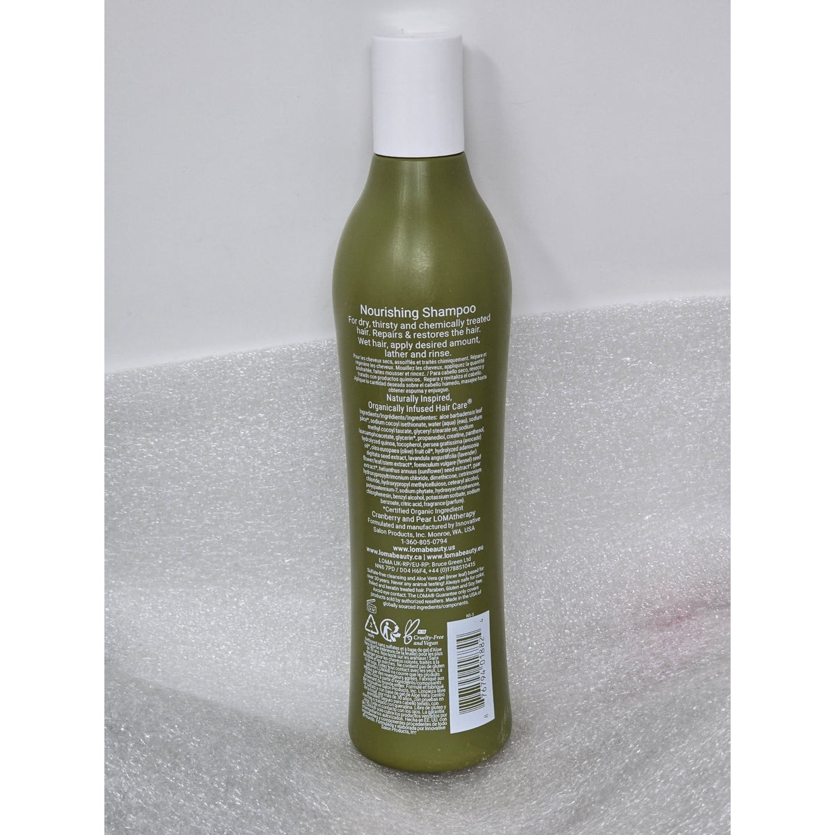 Loma Nourishing Shampoo 12 Oz Sulfate Soy Free For Dry Chemically Treated Hair