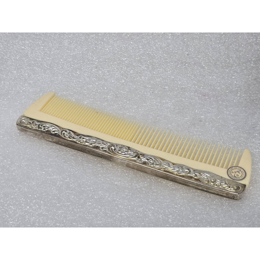 Godinger Silver Plated Comb With Ornate Filigree Design
