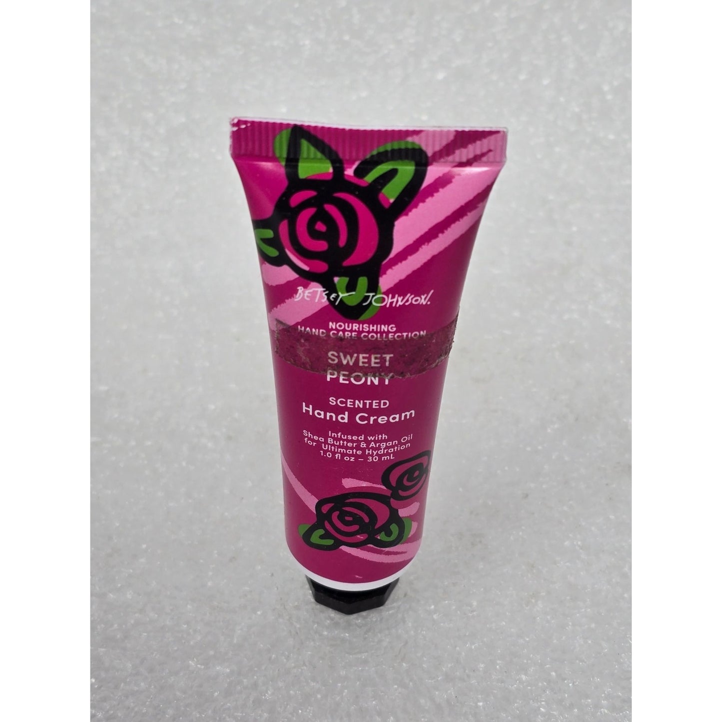 Betsey Johnson Sweet Peony Scented Hand Cream 1 Oz Nourishing Care Collection