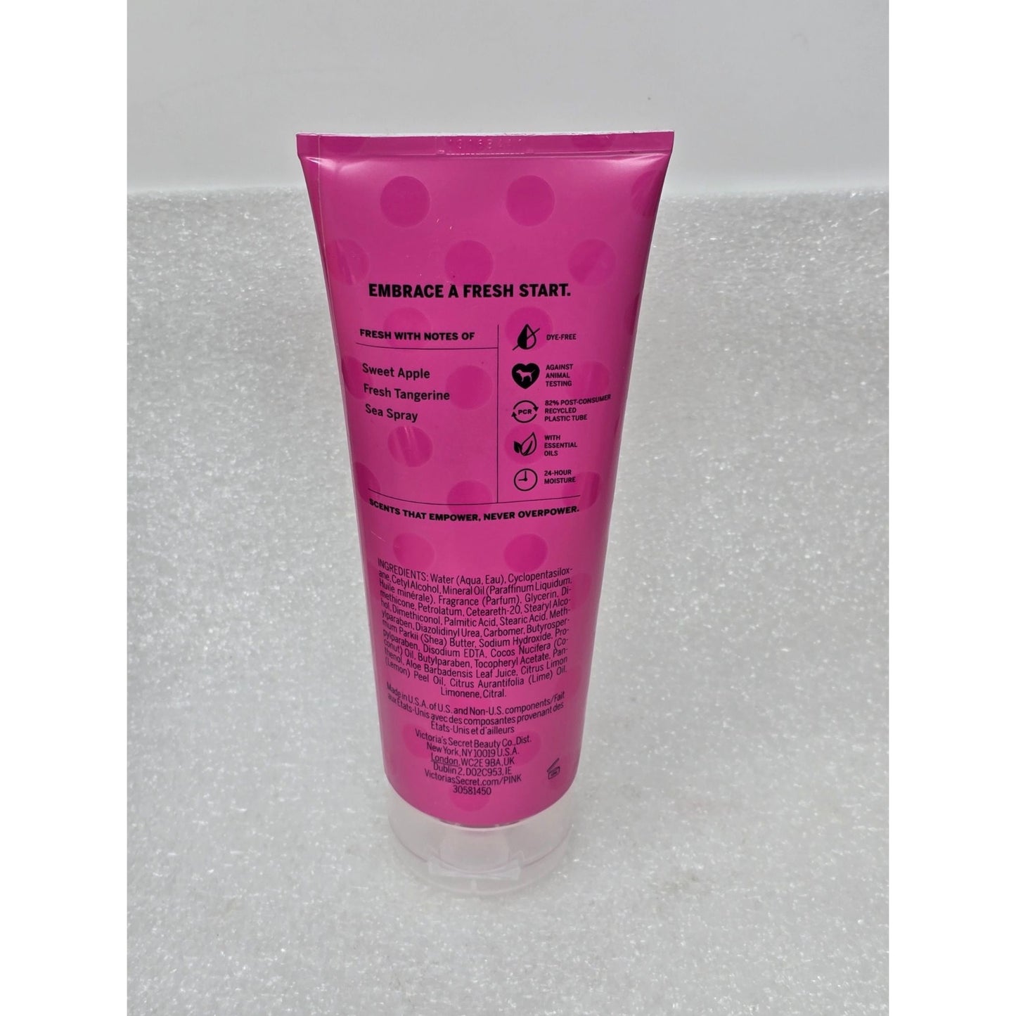 Victoria's Secret Pink 24-Hour Moisture Body Lotion Fresh & Clean Sweet Apple