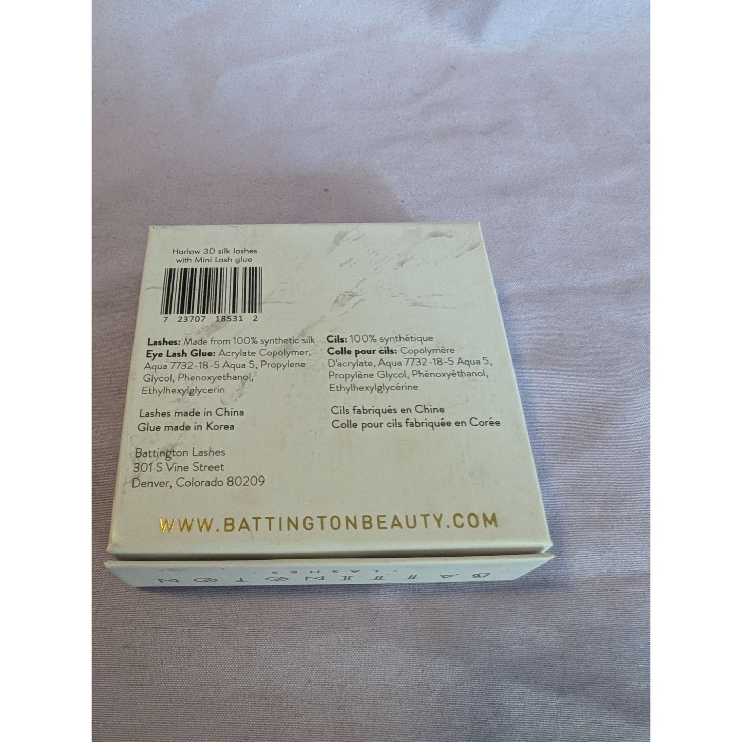 Harlow 3D Silk Lashes With Mini Lash Glue By Battington