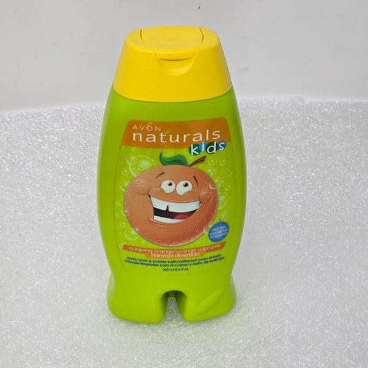 Avon Naturals Kids Outgoing Orange Body Wash & Bubble Bath 250ml