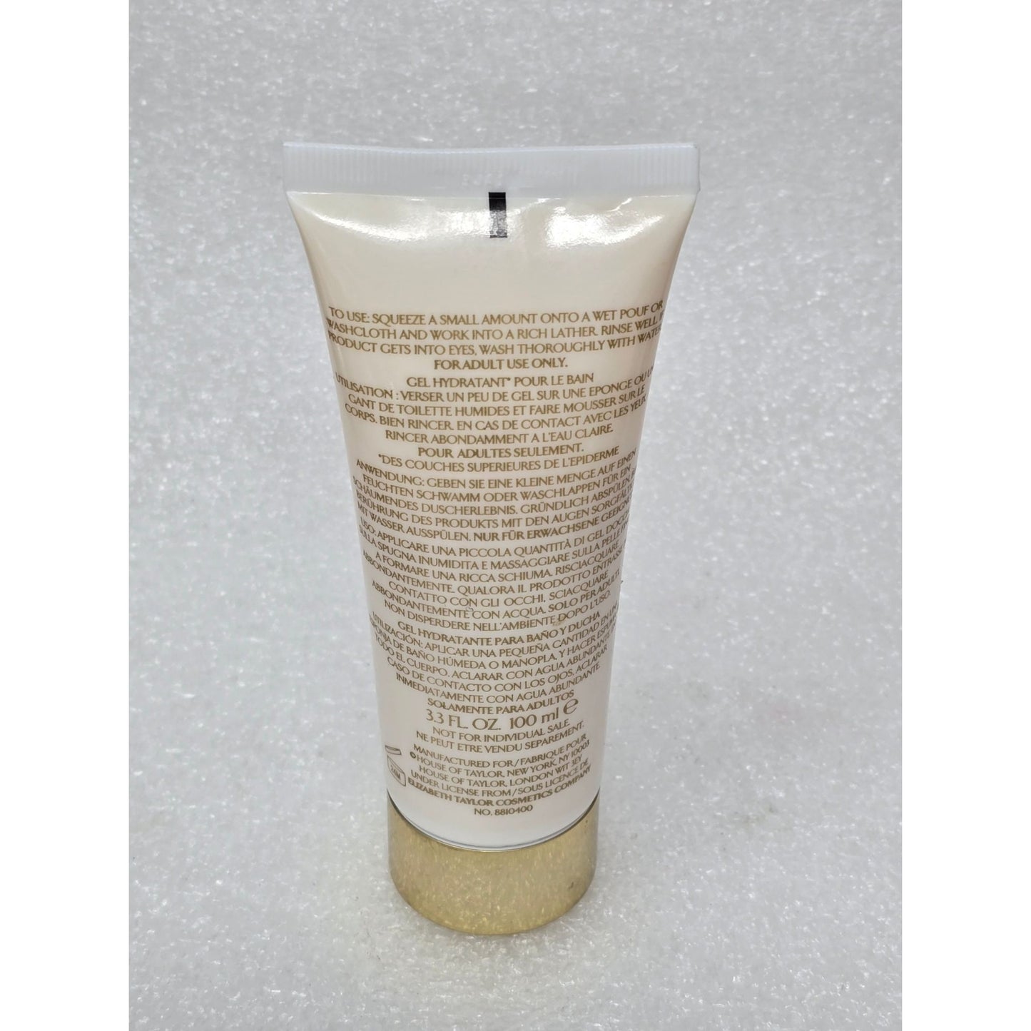 Elizabeth Taylor White Diamonds Body Radiance Gentle Moisturizing Body Wash 3.3 Fl Oz