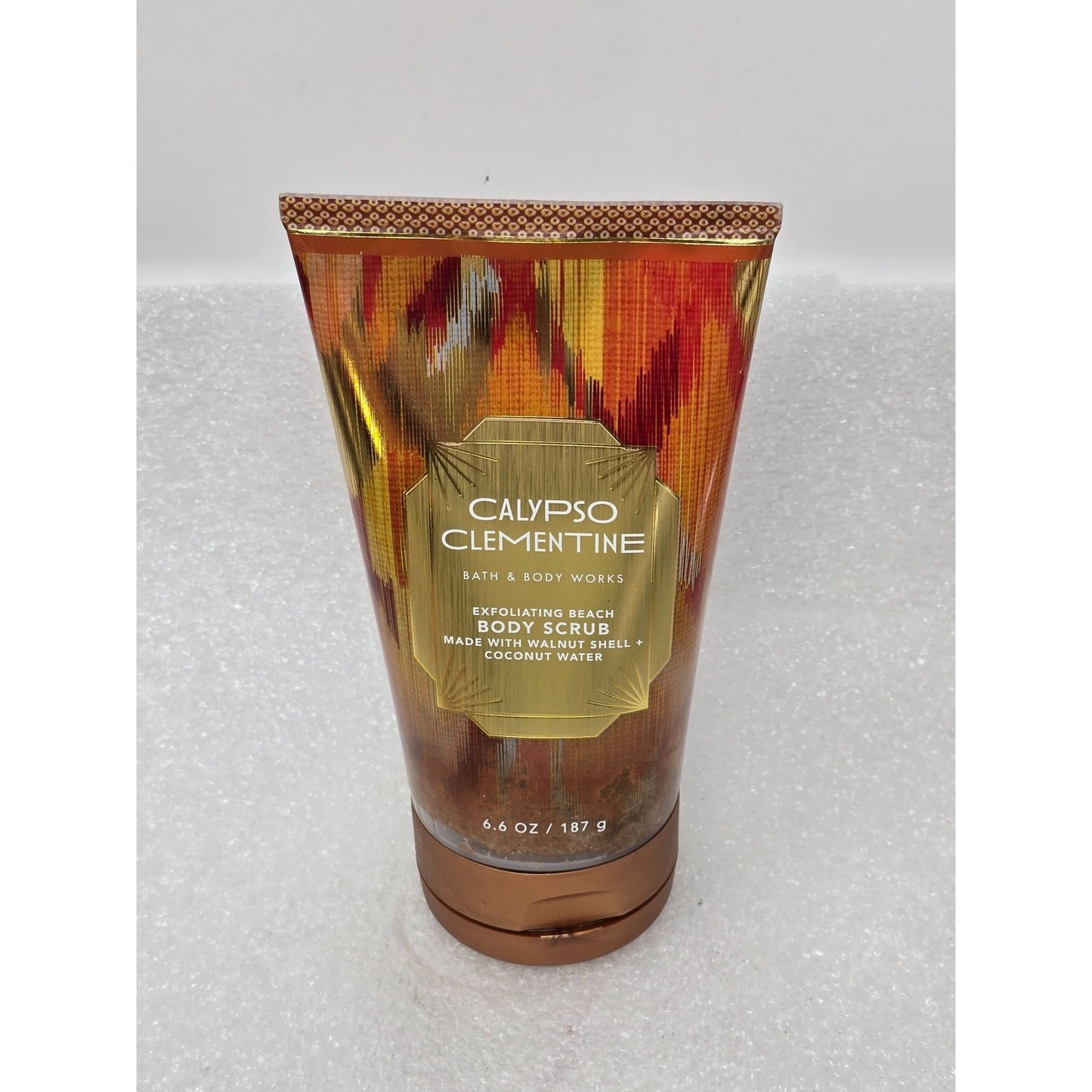 Bath & Body Works Calypso Clementine Exfoliating Beach Body Scrub Walnut Shell