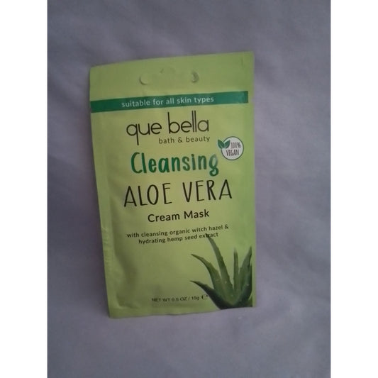 Que Bella Cleansing Aloe Vera Cream Mask 0.5 Oz