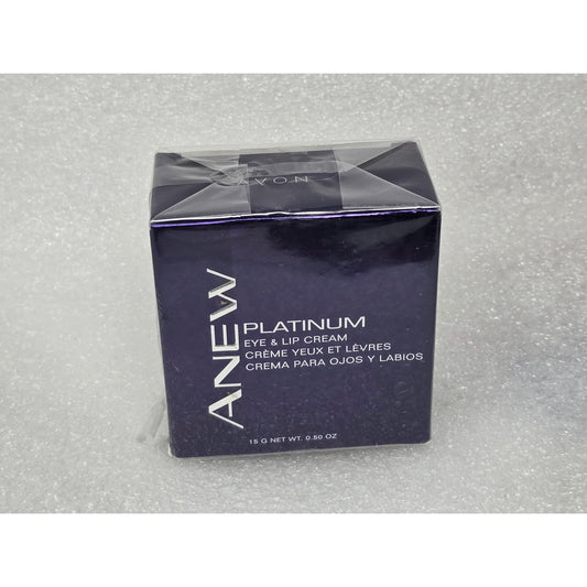 Avon Anew Platinum Eye & Lip Cream 0.5 Oz