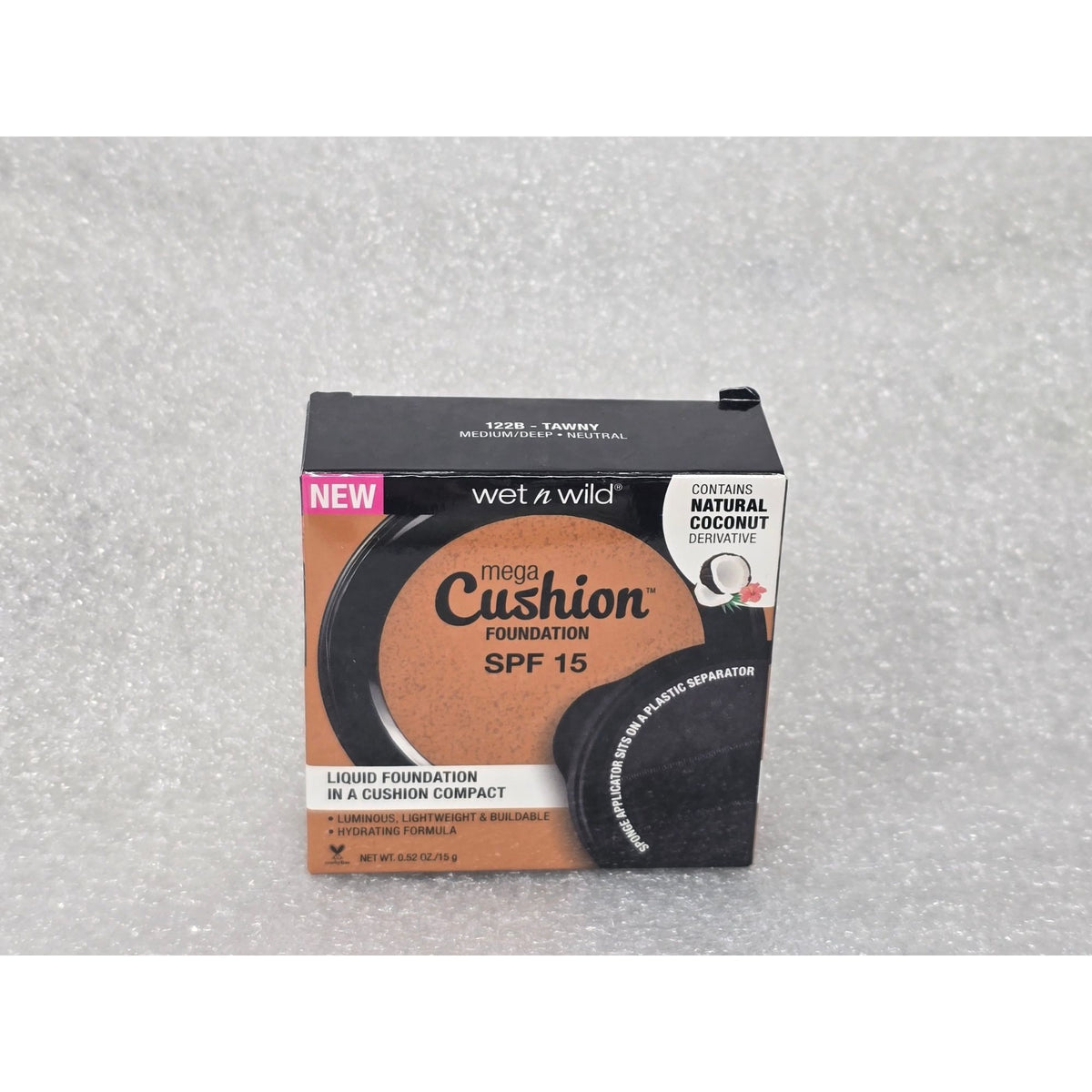 Wet N Wild Mega Cushion Foundation SPF 15 Tawny Medium / Deep Neutral 122B