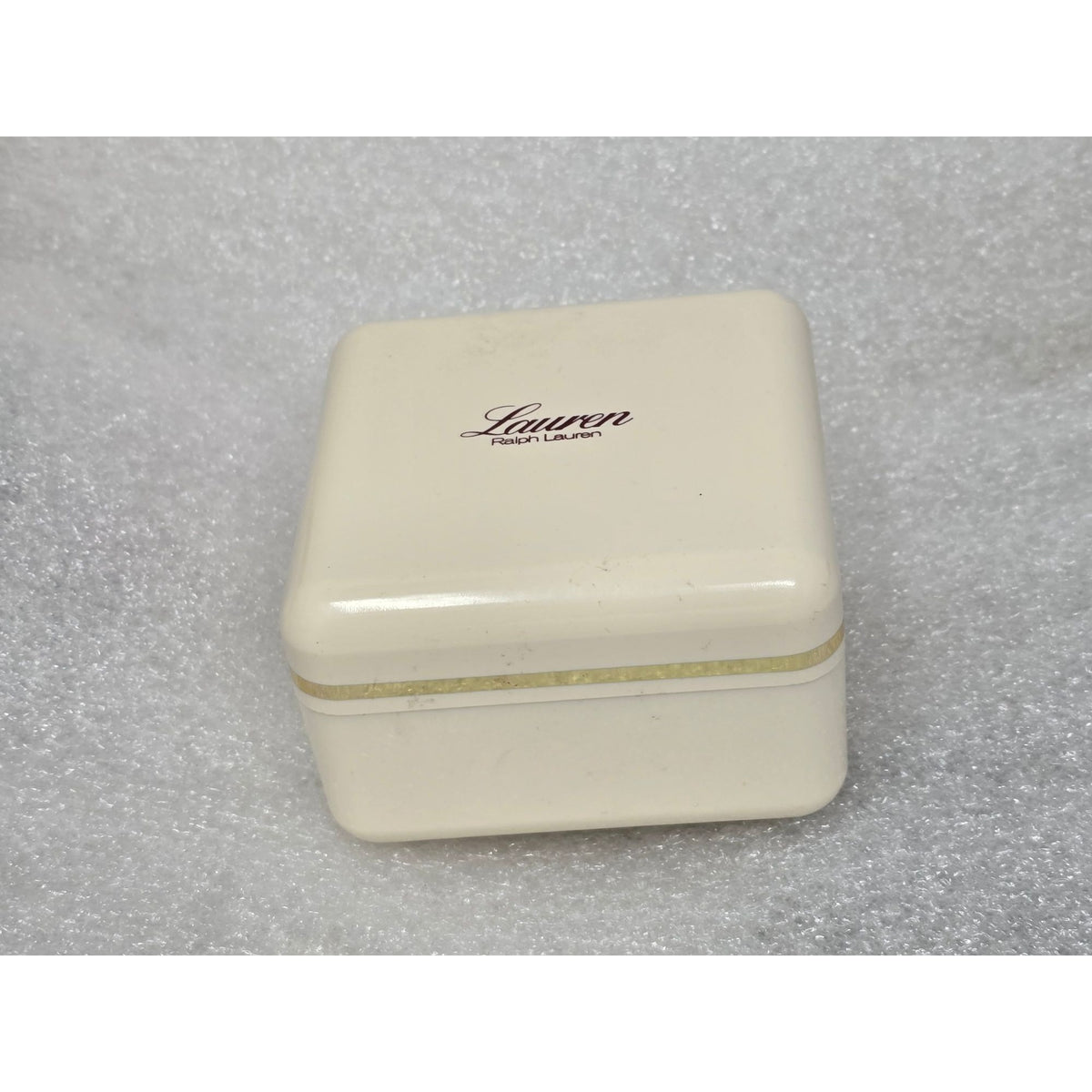 Lauren Ralph Lauren Classic Body Powder 1 Oz White Plastic Case 1978 Vintage Cosmair