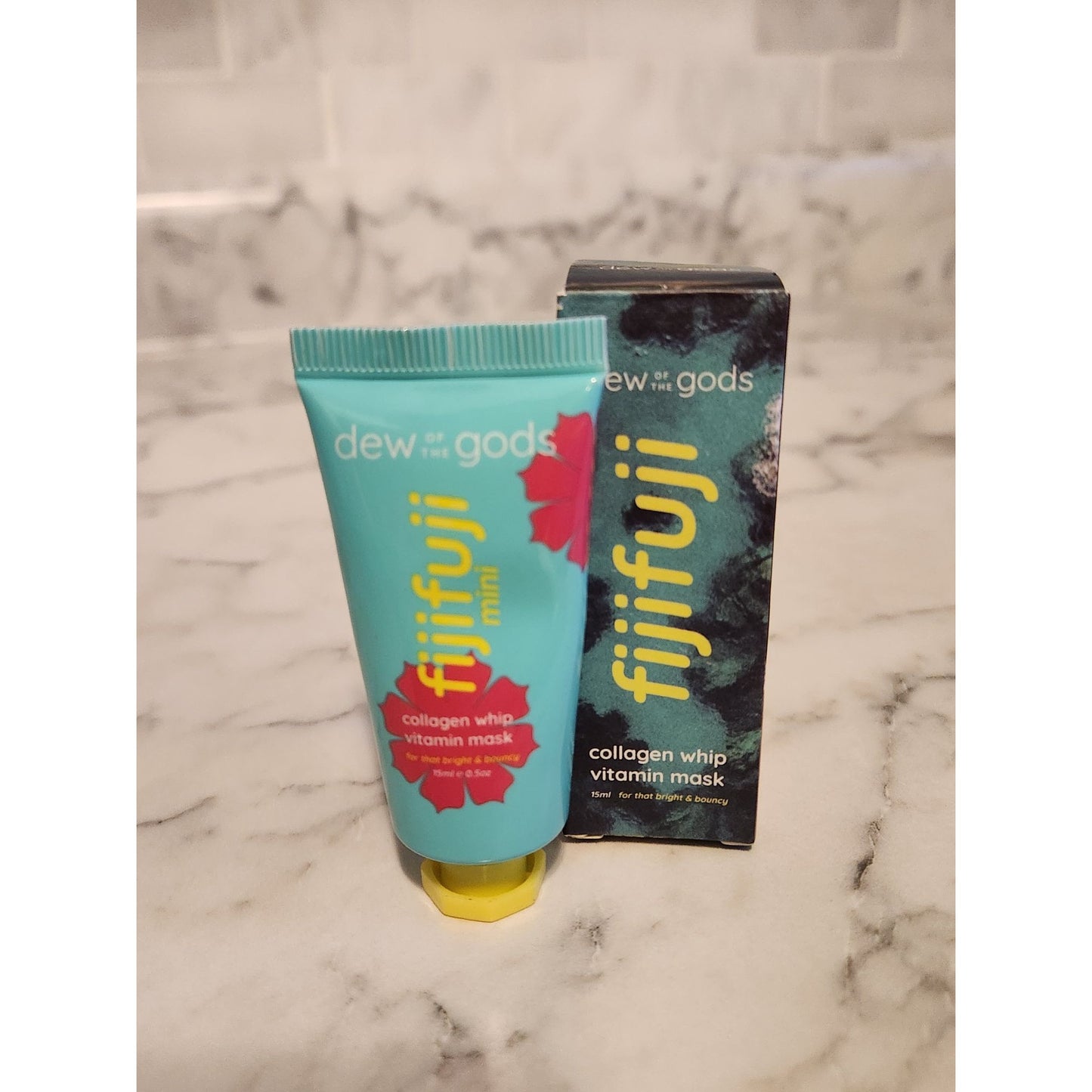 Fijifuji Collagen Whip Vitamin Mask By Dew Of The Gods 15ml For Hydration