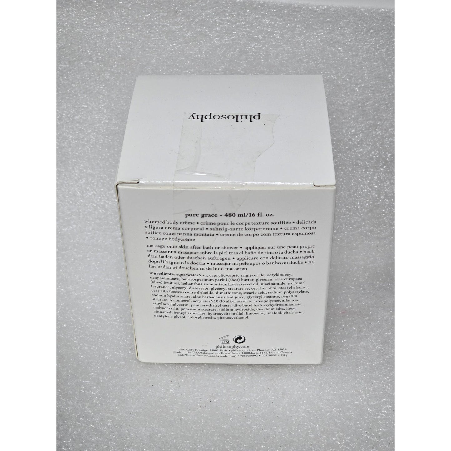 Philosophy Pure Grace Whipped Body Creme 480 Ml / 16 Fl Oz