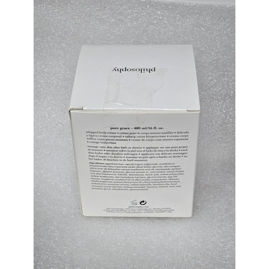 Philosophy Pure Grace Whipped Body Creme 480 Ml / 16 Fl Oz