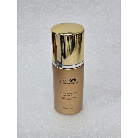 Glo24K Rejuvenating 24K Eye Serum With Gold & Hyaluronic Acid Anti-Aging Formula