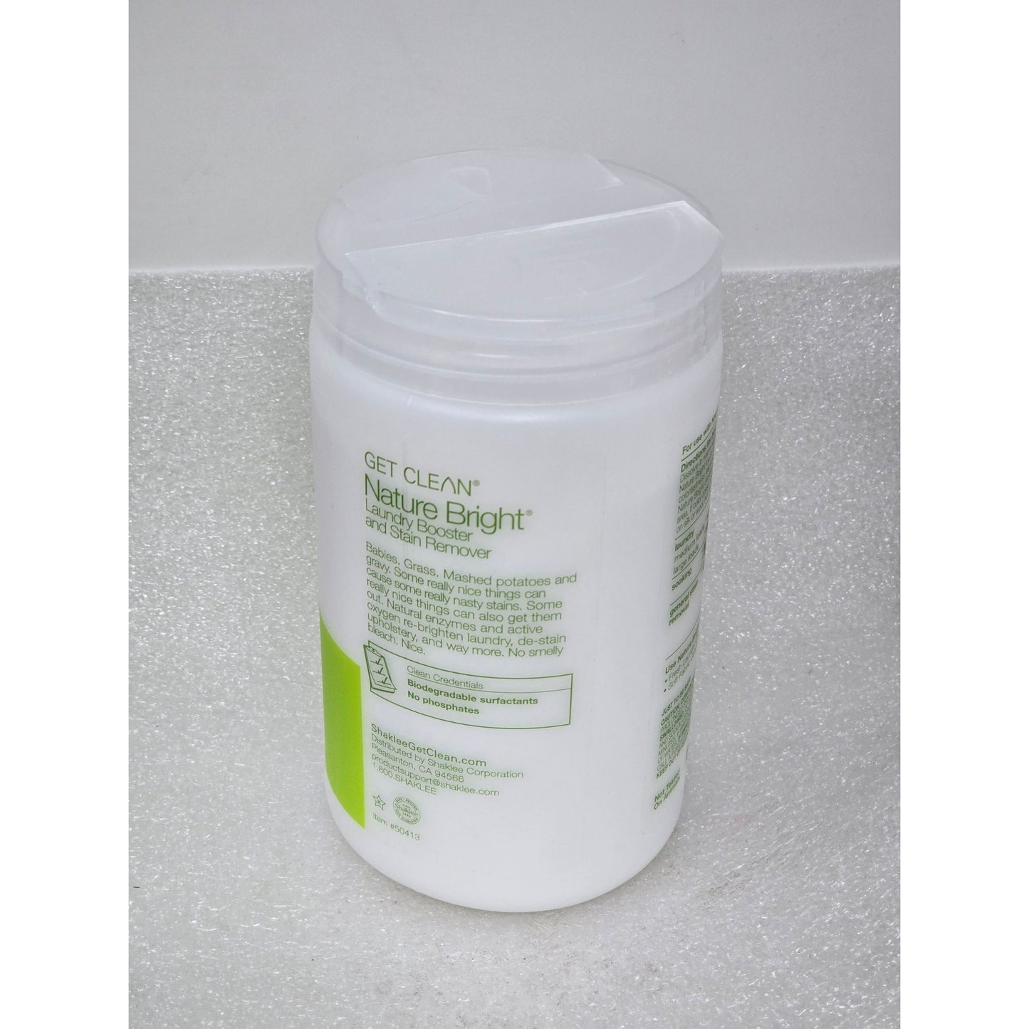 Get Clean Nature Bright Laundry Booster & Stain Remover 2lb Shaklee