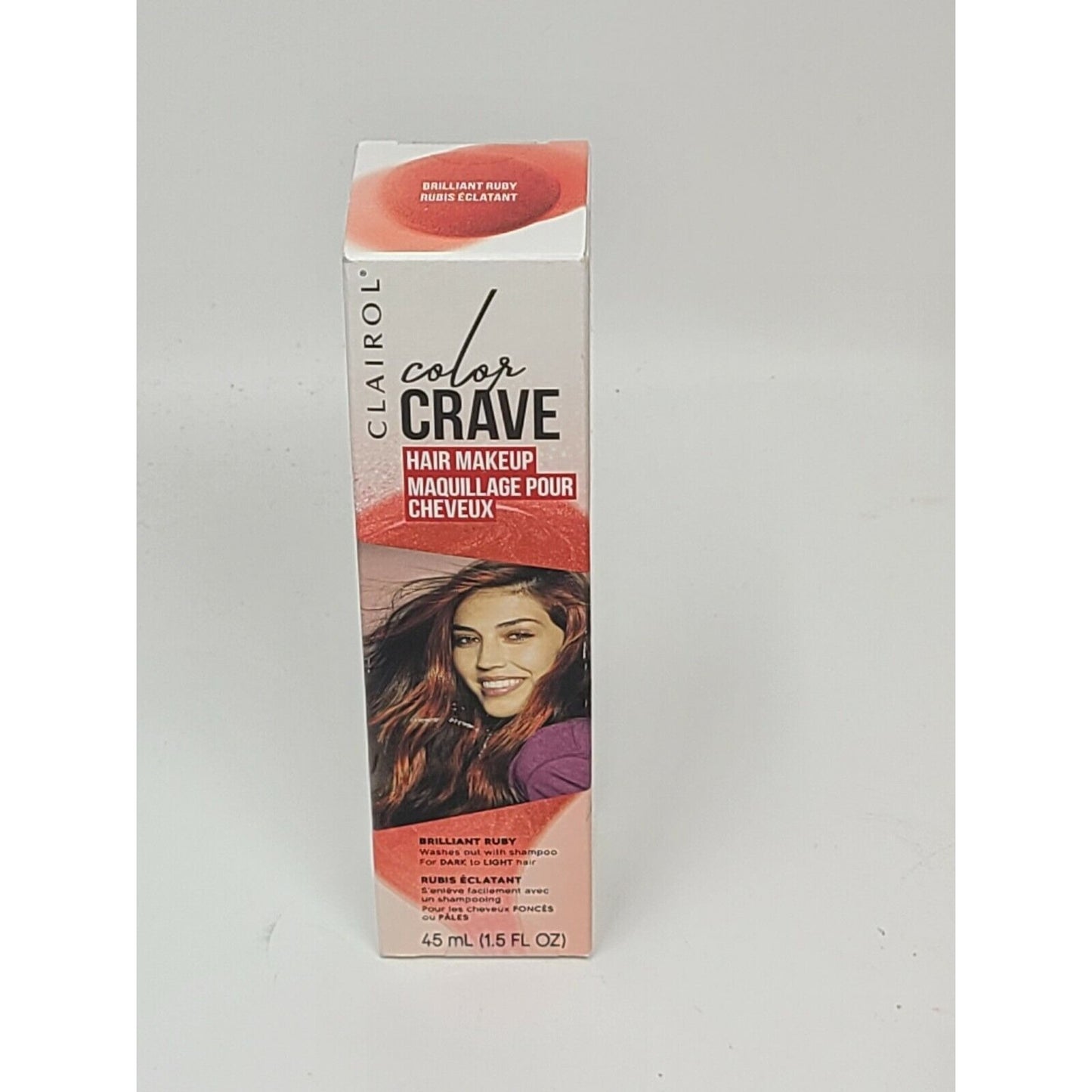 Clairol Color Crave Temporary Hair Color Makeup Brilliant Ruby