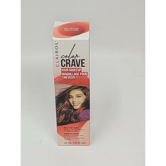 Clairol Color Crave Temporary Hair Color Makeup Brilliant Ruby