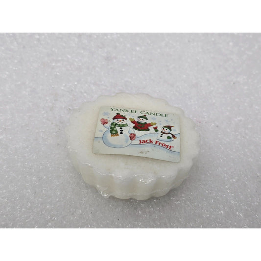 Yankee Candle Jack Frost Wax Melt Tart Snowman Winter Scent 0.8 Oz