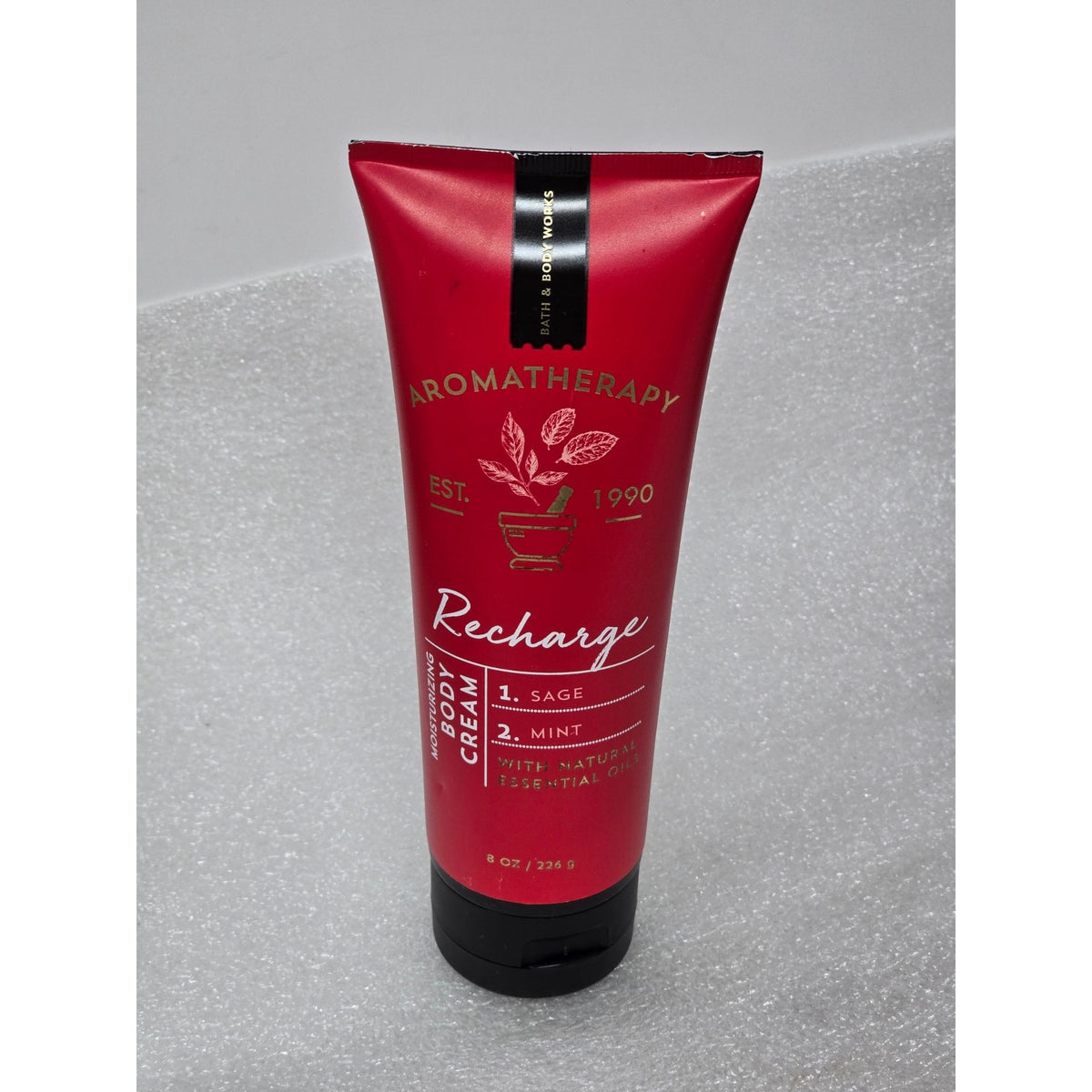 Bath & Body Works Aromatherapy Recharge Moisturizing Body Cream Sage Mint 8 Oz
