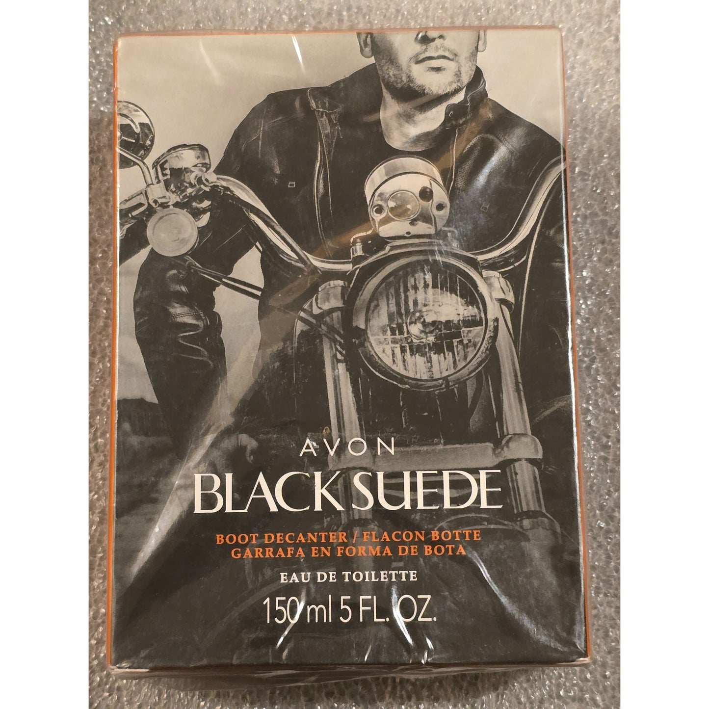 Avon Black Suede Eau De Toilette Collectible Boot Decanter Limited Edition 5 oz