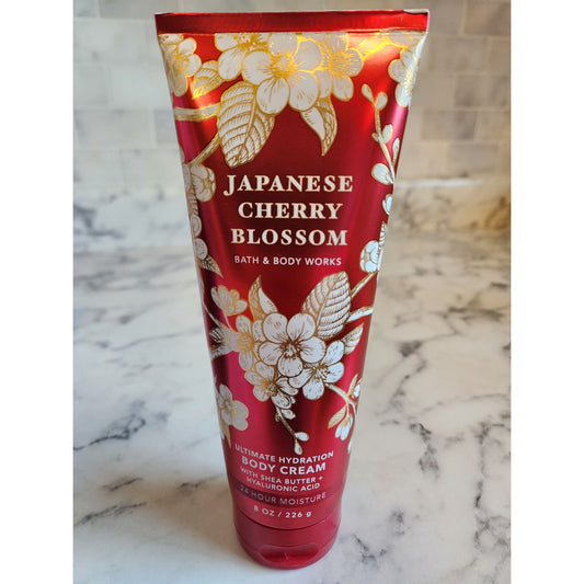 Bath & Body Works Japanese Cherry Blossom Body Cream Shea Butter Hyaluronic Acid