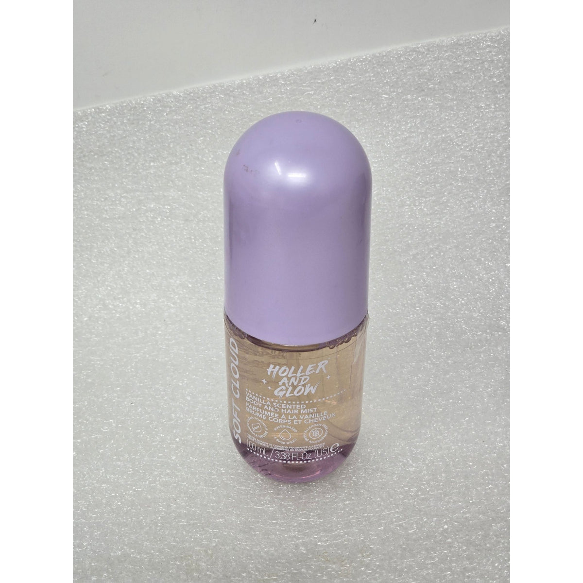 Holler And Glow Soft Cloud Vanilla Body & Hair Mist 3.38 oz