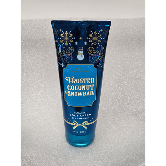 Bath & Body Works Frosted Coconut Snowball Ultra Shea Body Cream 8 oz