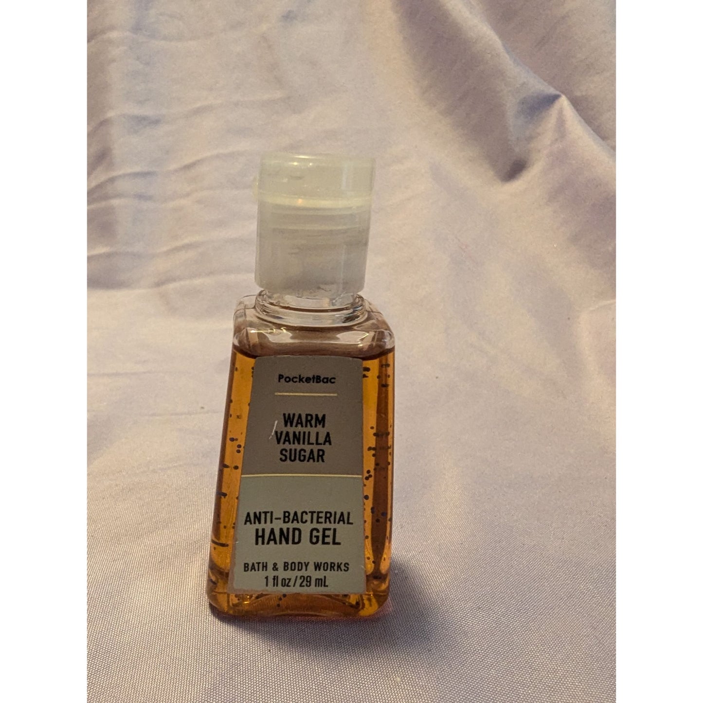 Bath & Body Works Warm Vanilla Sugar Anti-Bacterial Hand Gel 1 Fl Oz Travel Size