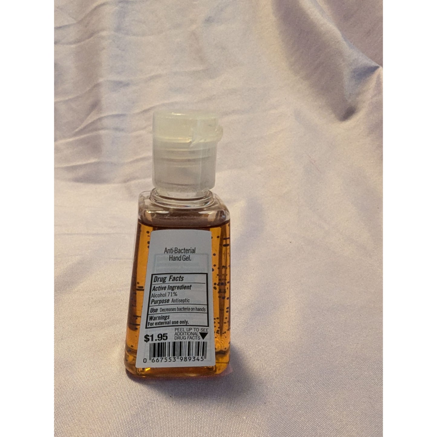 Bath & Body Works Warm Vanilla Sugar Anti-Bacterial Hand Gel 1 Fl Oz Travel Size