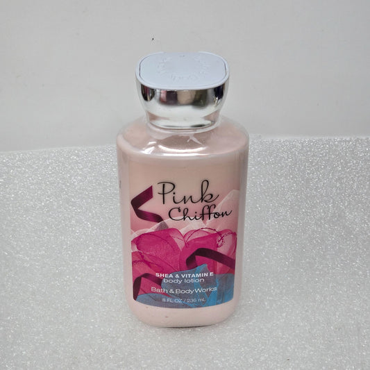 Pink Chiffon Shea & Vitamin E Body Lotion 8 Fl Oz Bath & Body Works