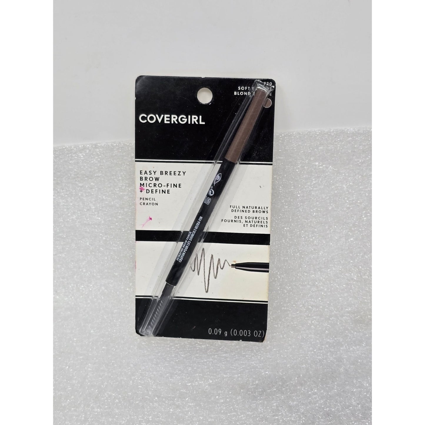 Covergirl Easy Breezy Brow Micro-Fine + Define Pencil Soft Blonde 720 Eyebrow