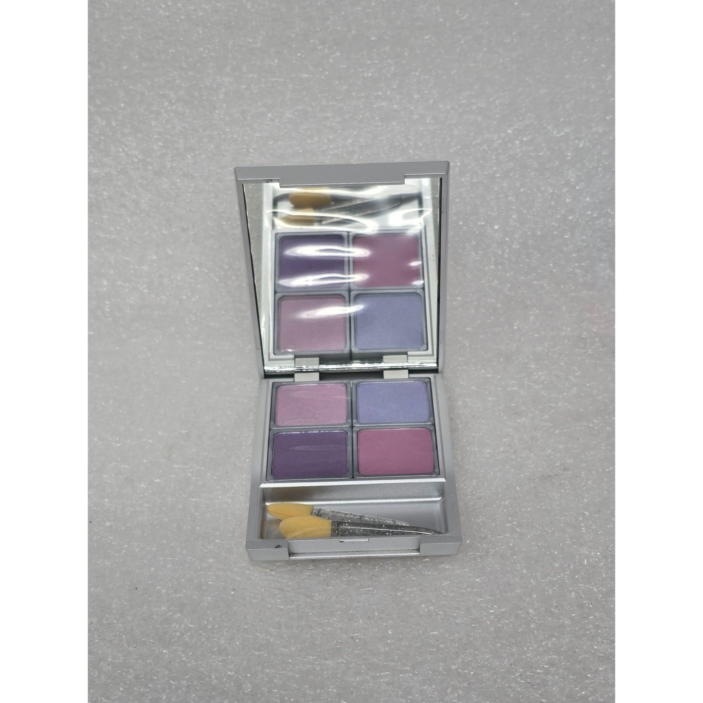 Vintage ICING By Claire’s Purple Pink Blue Eyeshadow Quad Palette Compact Mirror