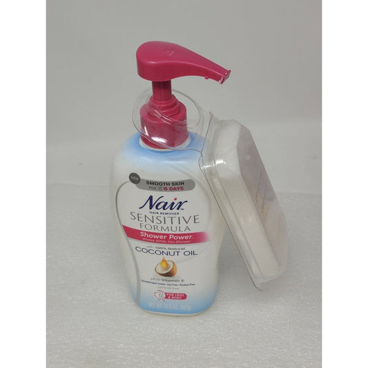 Nair Hair Remover Sensitive Formula Shower Power with Coconut Oil & Vitamin E