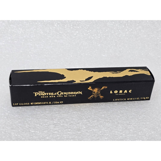 Lorac Pirates Of The Caribbean Lip Gloss & Lipstick Duo Risk It All