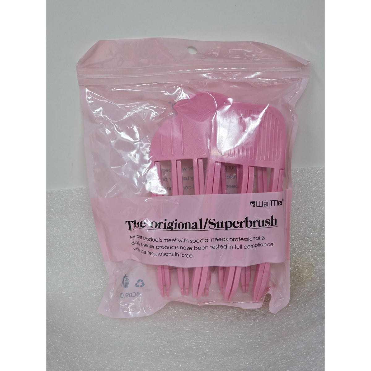 The Original Super Brush Hair Volume Clips 2 PCS Pink For Styling