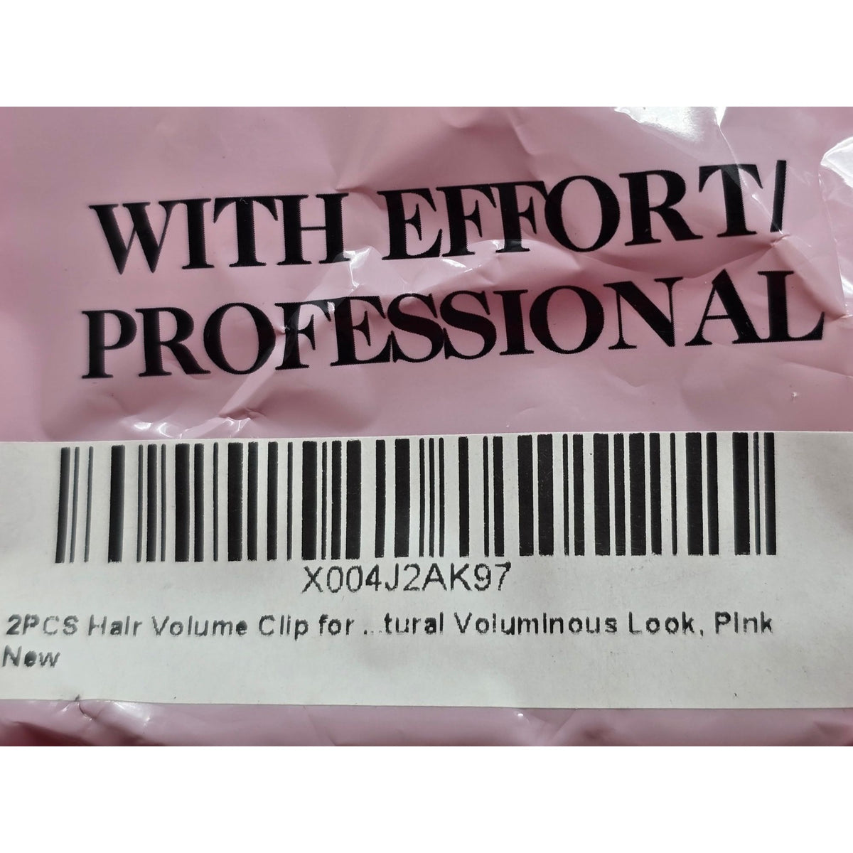 The Original Super Brush Hair Volume Clips 2 PCS Pink For Styling