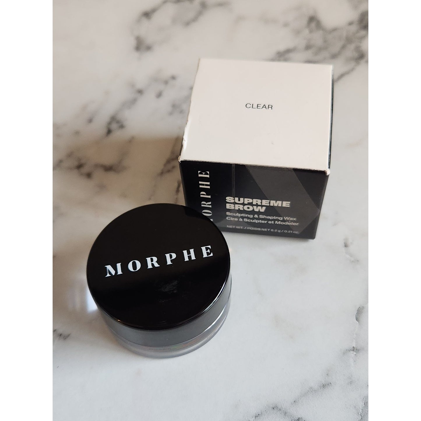 Morphe Supreme Brow Sculpting & Shaping Wax Clear 6.2g Vegan Formula