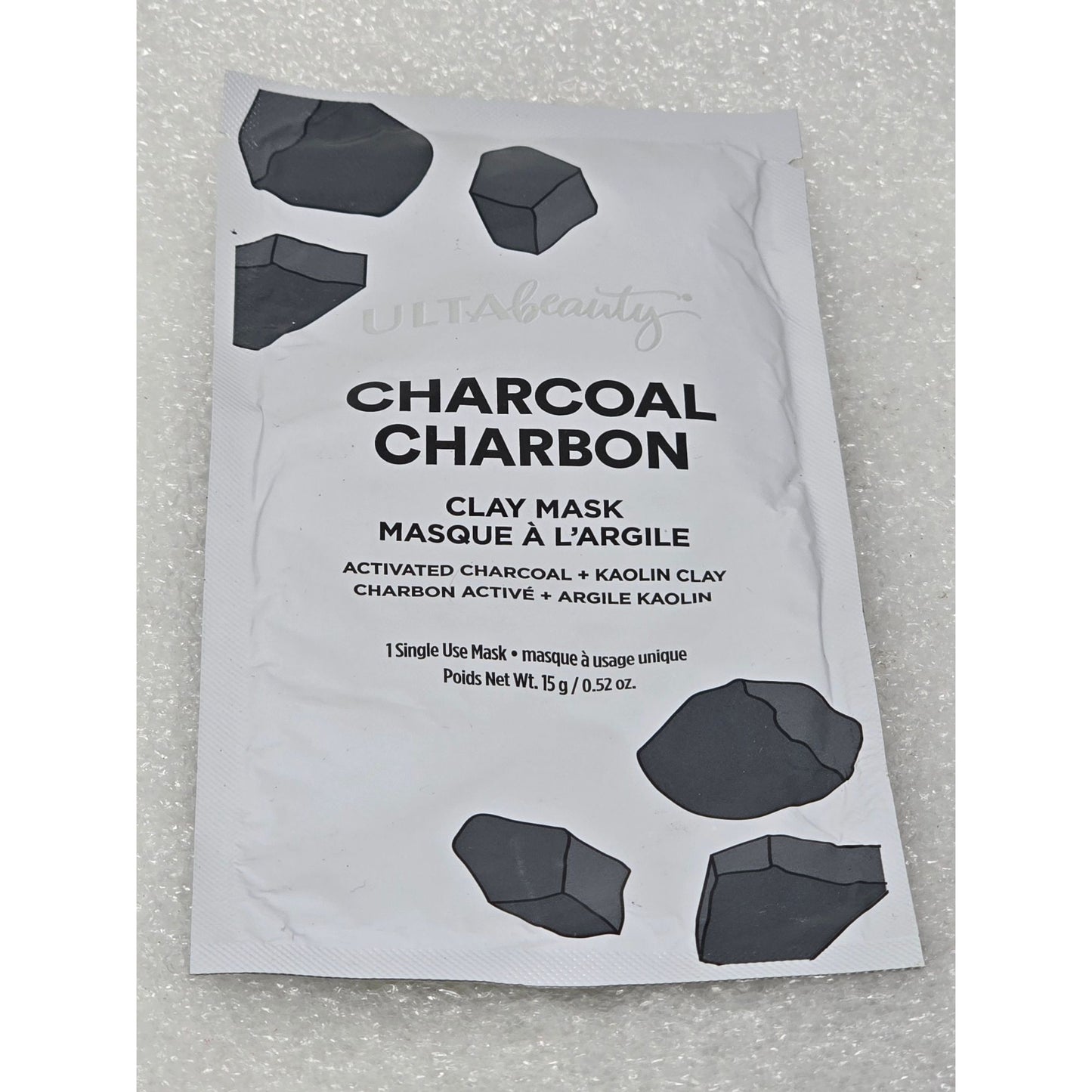 Ulta Beauty Charcoal Charbon & Kaolin Clay Mask 15g Single Use
