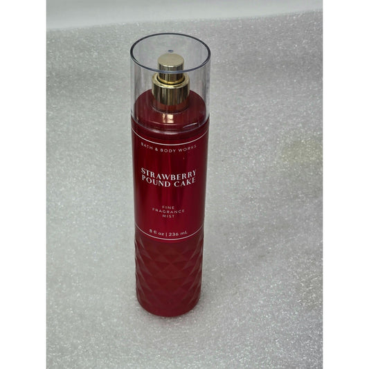 Bath & Body Works Strawberry Pound Cake Fine Fragrance Mist Spray 8 oz