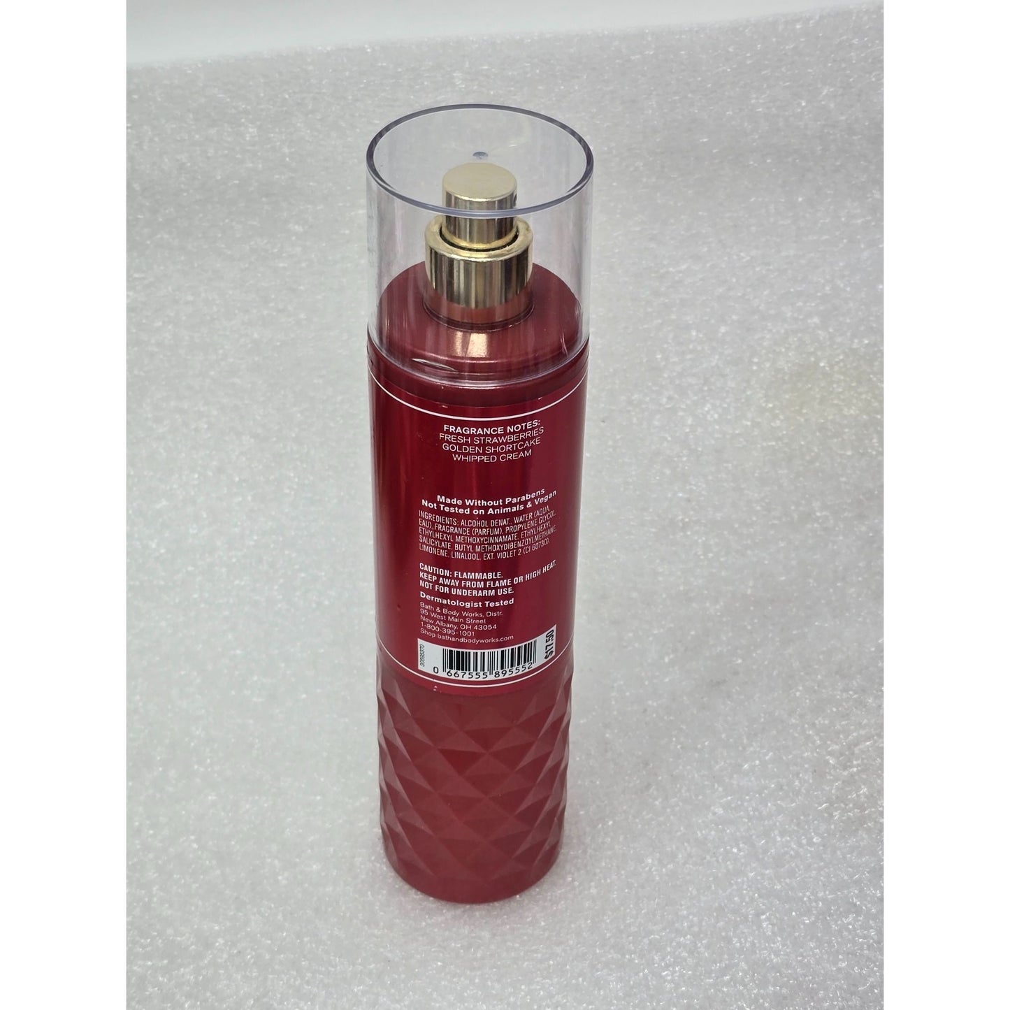 Bath & Body Works Strawberry Pound Cake Fine Fragrance Mist Spray 8 oz