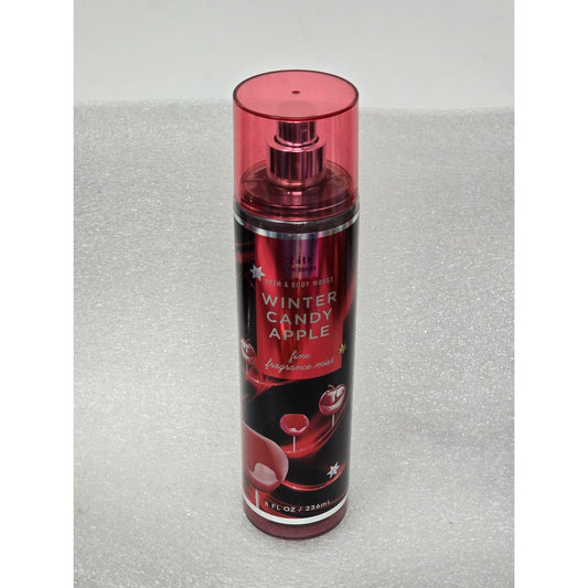 Bath & Body Works Winter Candy Apple Fine Fragrance Mist 8 Fl Oz Red Bottle